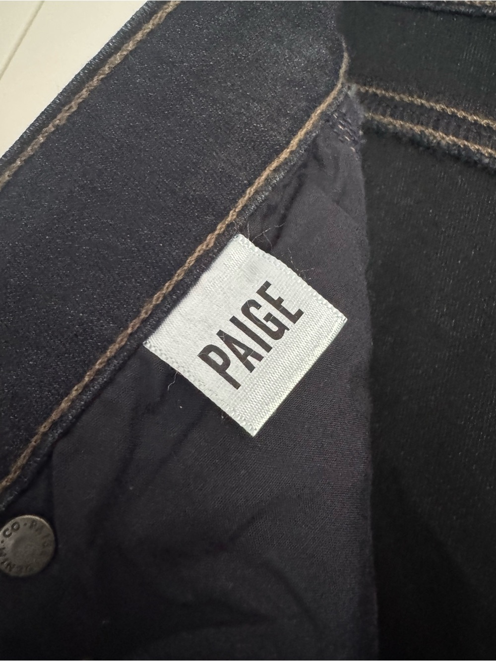 PAIGE Hoxton Ultra Skinny High Rise Dark Wash Jeans Size 27 Classic Denim - Picture 8 of 11